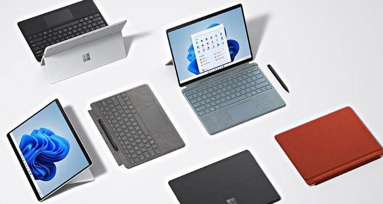Bàn phím Surface Pro 8 với chất liệu vải alcantara cao cấp