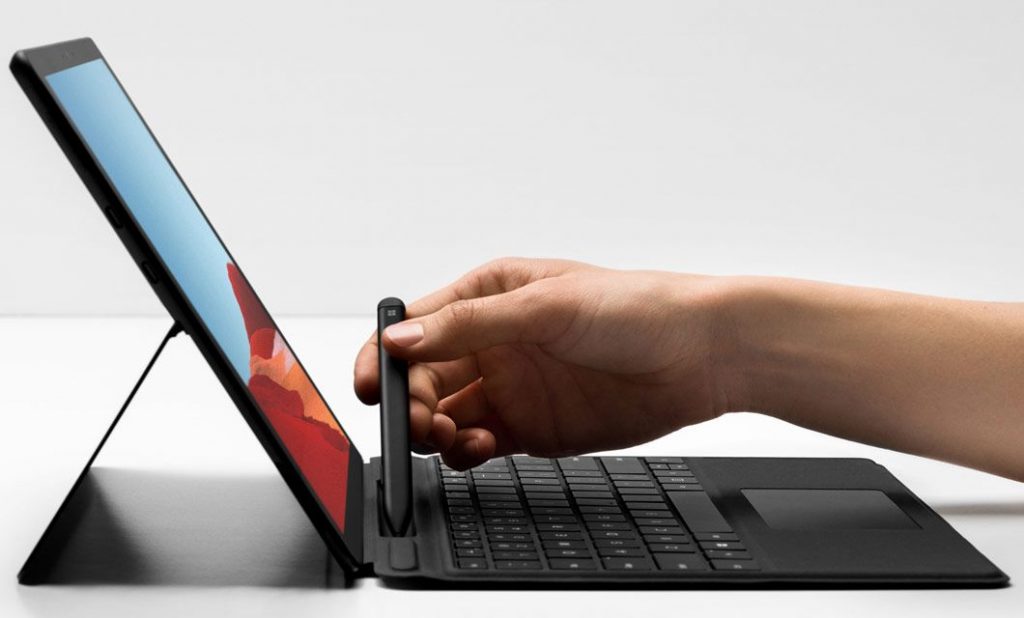 Bàn phím Surface Pro X/8/9 mới với khe sạc cho Slim Pen