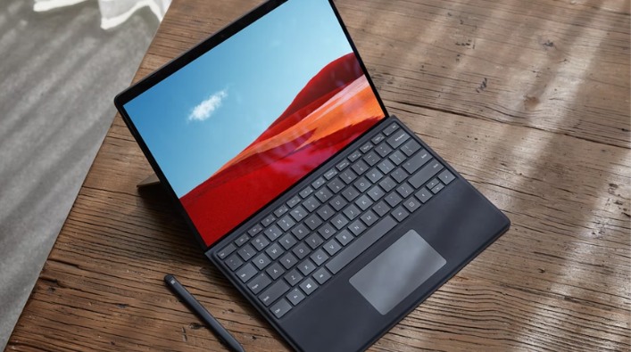 Bàn phím Surface Pro X tiện lợi khi sử dụng