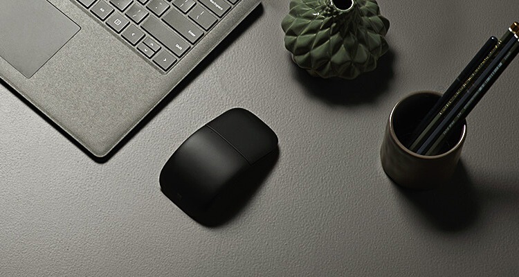 Chuột Surface Pro Arc Mouse 2017 thiết kế nhỏ gọn độc đáo