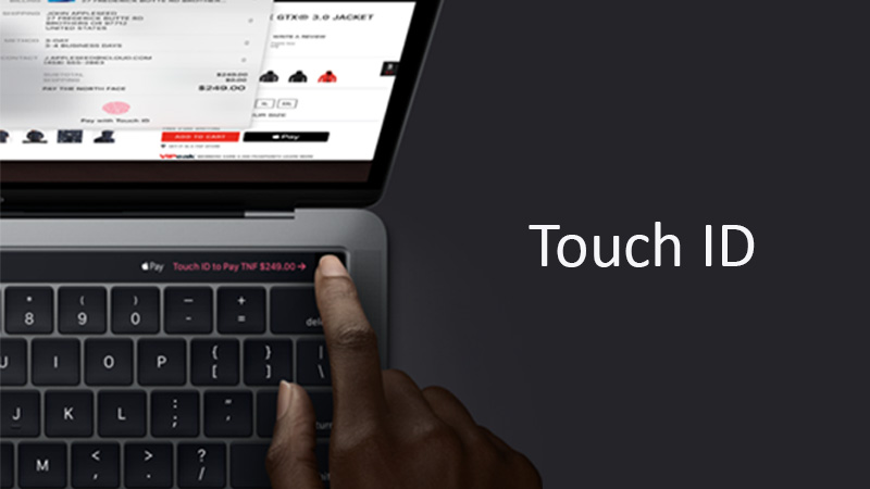 MacBook Pro 2018 có Touch Bar