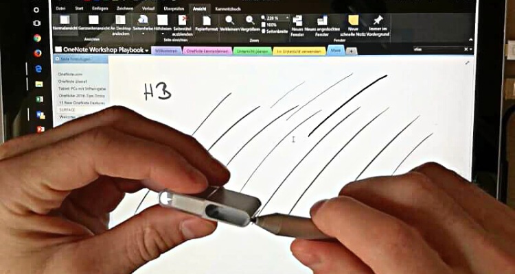 Ngòi bút Surface Pen tháo và thay thế dễ dàng