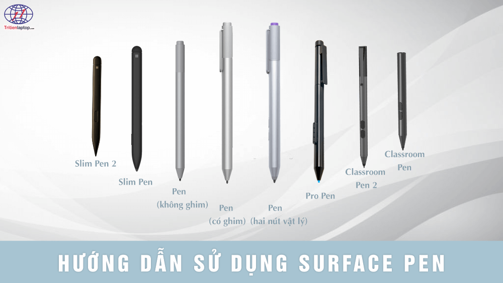 Hướng dẫn sử dụng bút Surface Pen mới nhất 2023