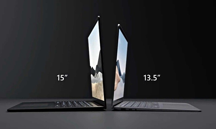 Surface Laptop 4 màn hình với 2 tùy chọn 13.5inch và 15inch