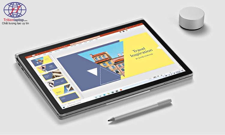 Surface Book 3 sử dụng như một máy tính bảng