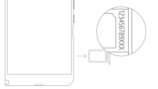 Cách check serial Surface Duo đơn giản trên khay thẻ SIM