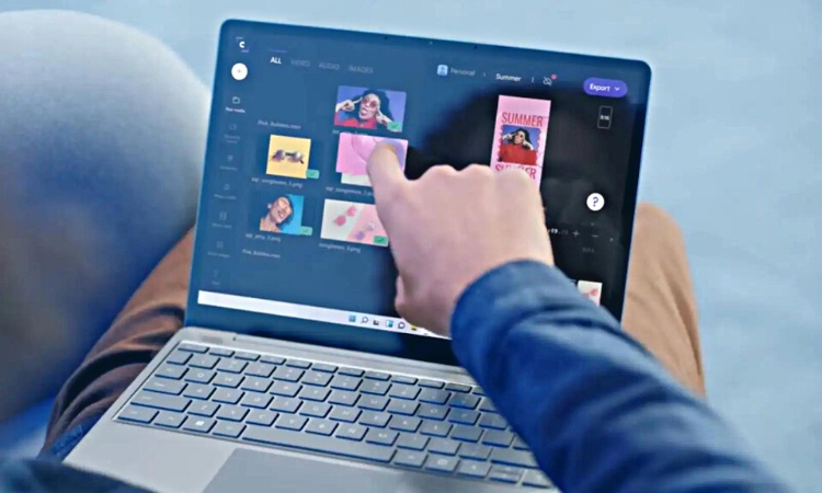 Màn hình cảm ứng của Surface Laptop Go 2