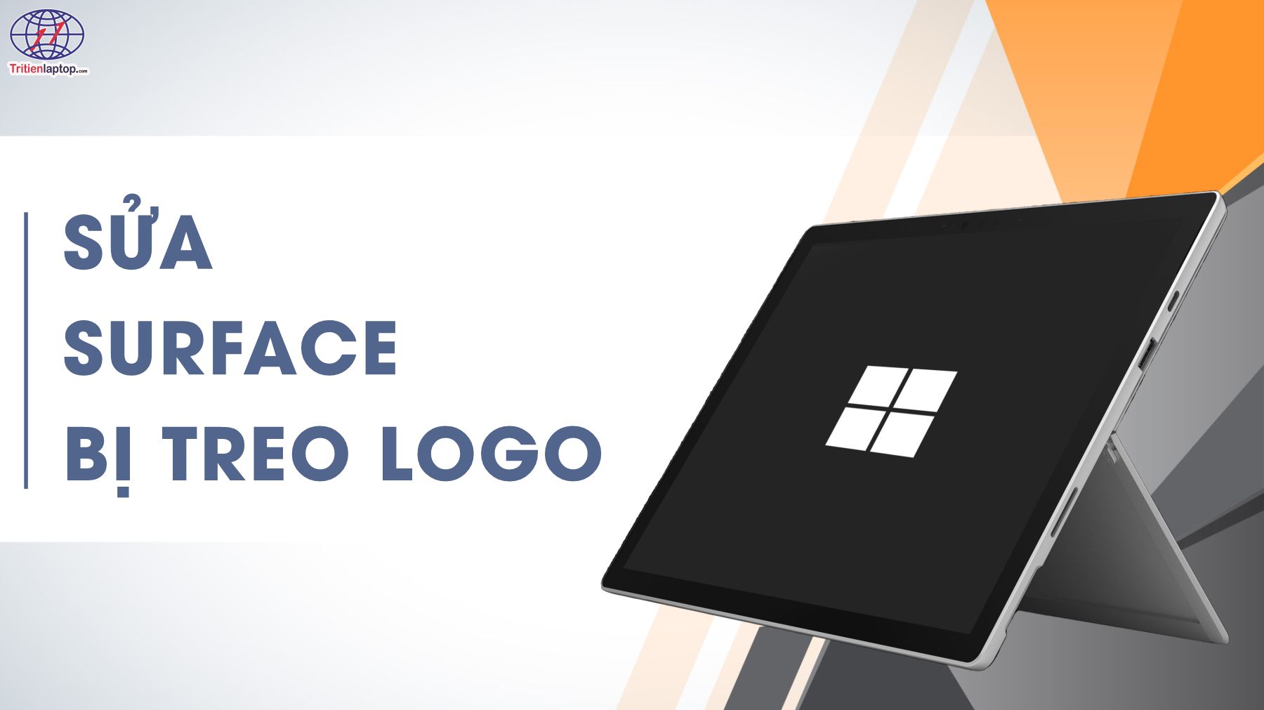 Sửa Surface bị treo Logo