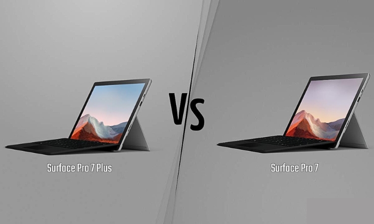 So sánh Surface Pro 7 và Surface Pro 7 plus