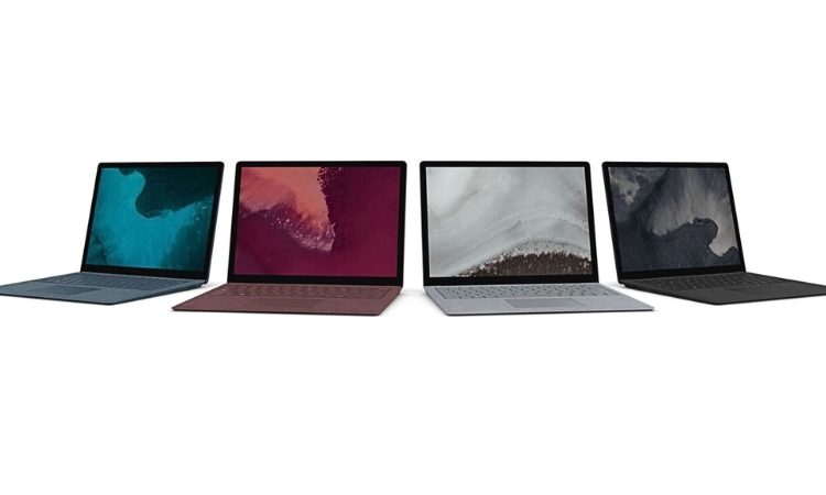 Surface Laptop 2 thiết kế đep mắt, màu sắc nổi bật