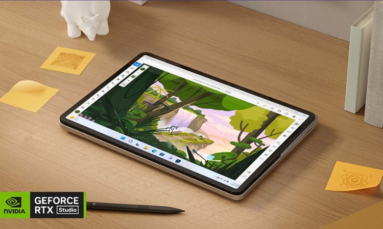 Surface Laptop Studio 2 Vẽ và phác thảo bằng Surface Slim Pen 2