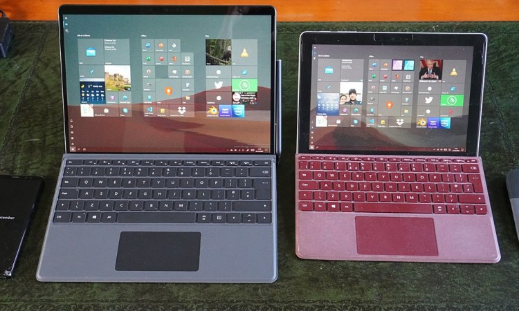 So sánh Surface Go và Surface Pro