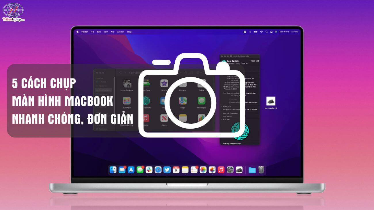 5 cách chụp màn hình MacBook nhanh chóng, đơn giản