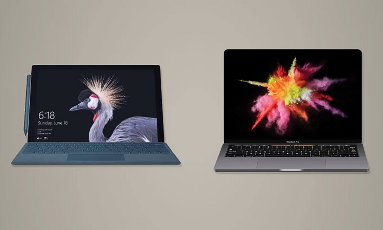 Surface Pro và MacBook Pro