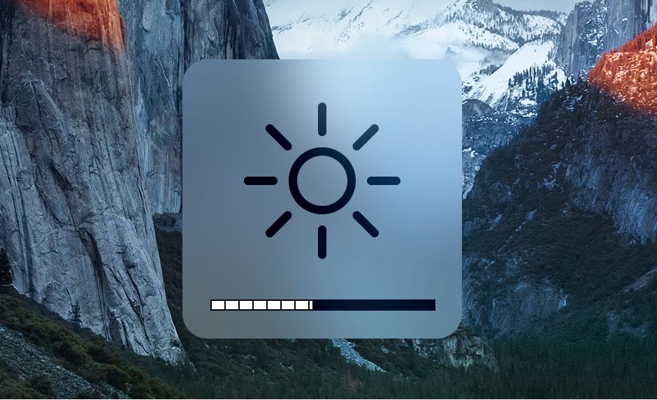 Điều chỉnh độ sáng màn hình MacBook