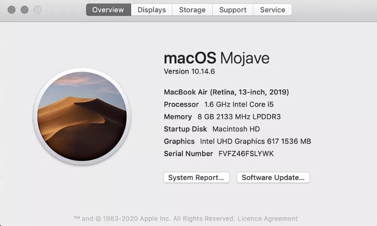 Kiểm tra bản cập nhật macOS