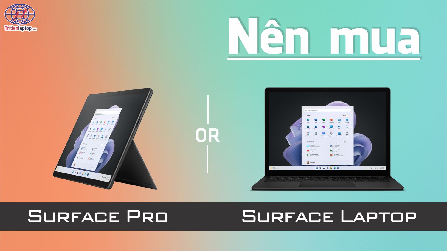 Nên mua Surface Pro hay Surface Laptop năm 2024?