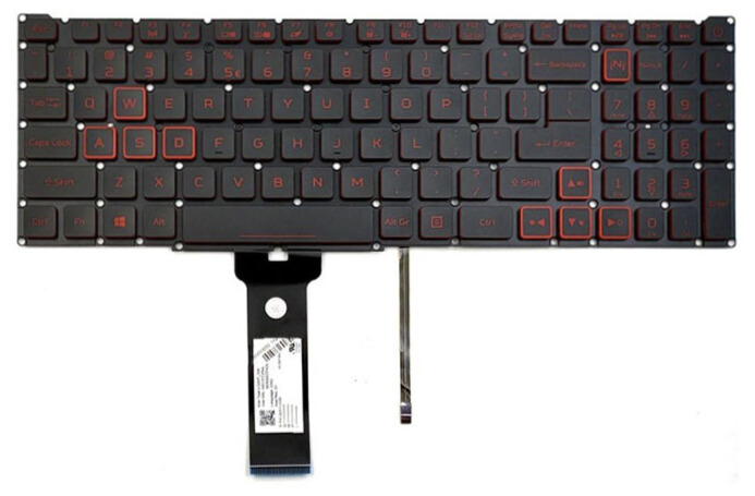 Thay bàn phím laptop Acer Nitro 5 AN515-54 Led Đỏ (Cáp To) lấy ngay tại Trí Tiến Laptop