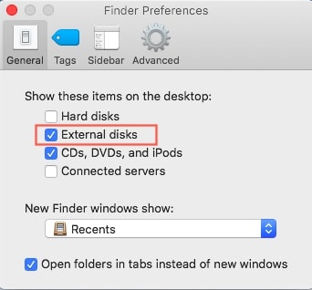 Sửa lỗi ổ cứng ngoài không hiển thị trên màn hình Mac