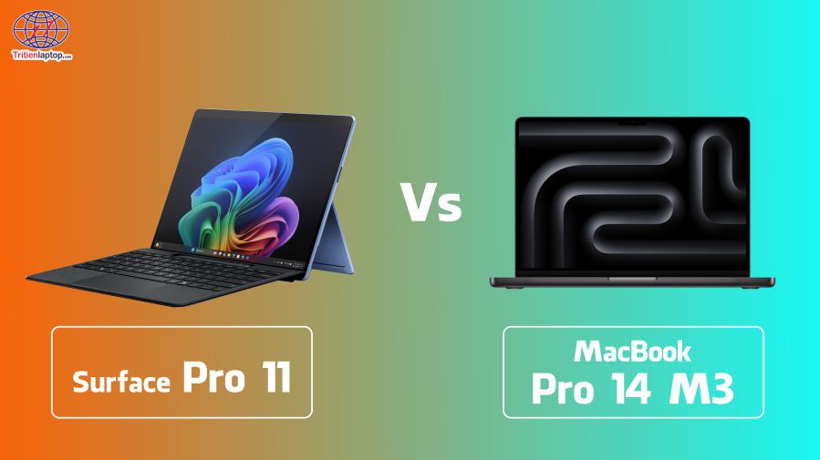 Surface Pro 11 vs MacBook Pro 14 M3: Microsoft Copilot+ có thể đánh bại Apple Intelligence không?