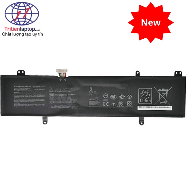 Batterie B31N1707 Pour Asus VivoBook S401 S410 K410 A411 X411 - 42Wh 11.52V - Garantie 12 Mois