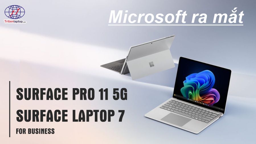 Microsoft ra mắt Surface Pro 11 5G và Surface Laptop 7 for Business