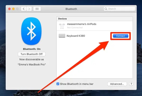 Cách kết nối bàn phím Bluetooth hoặc không dây với laptop đơn giản, nhanh chóng 8 Kết nối bàn phím bluetooth với laptop macos