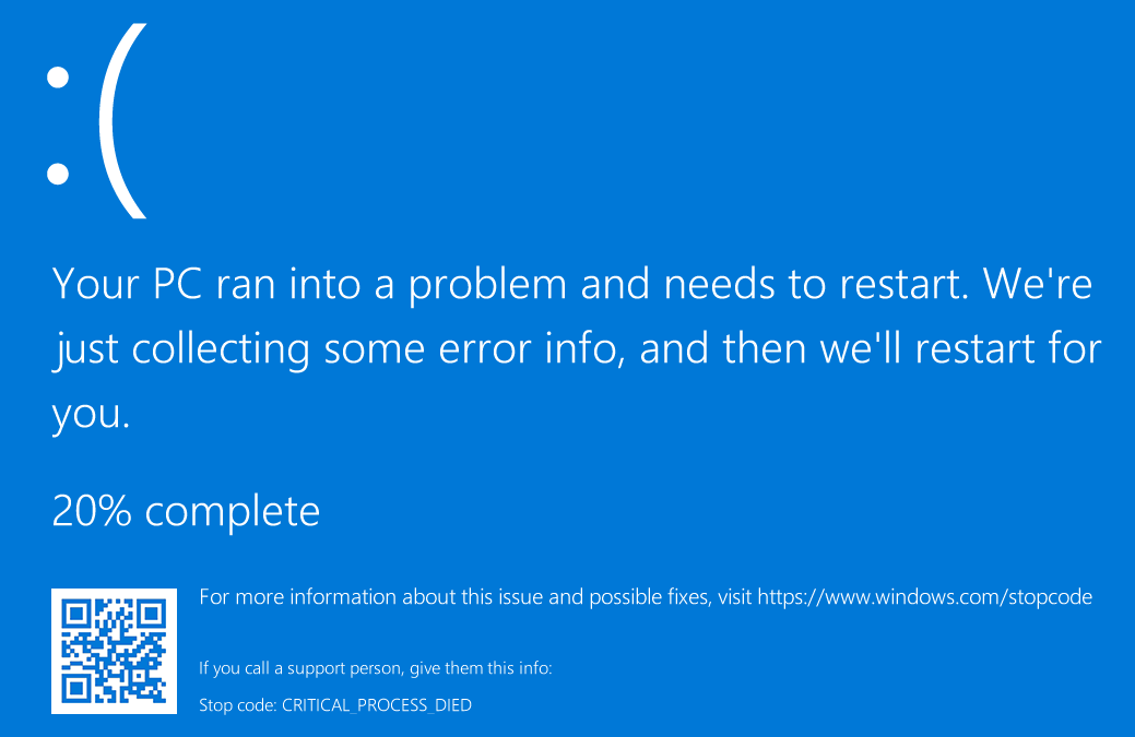 lỗi màn hình xanh (BSOD) trên Windows 11