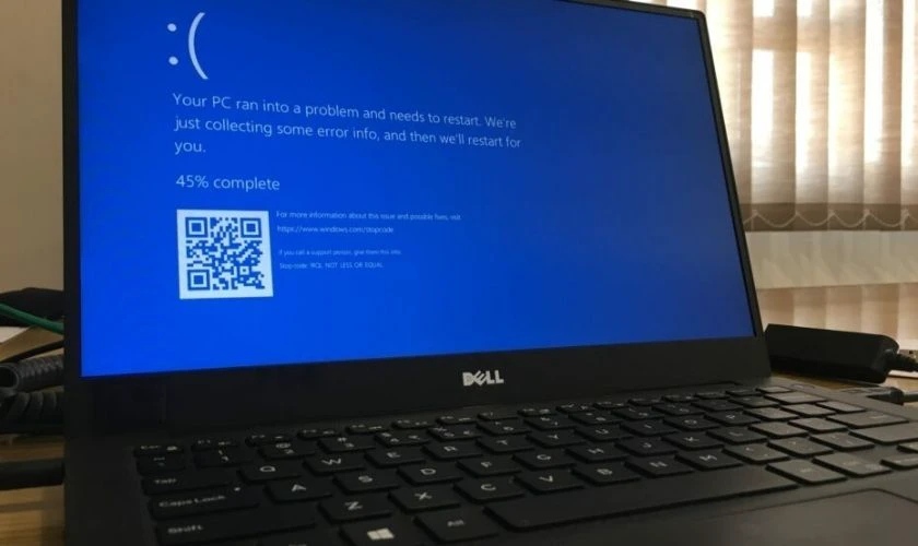 laptop Dell bị lỗi ổ cứng