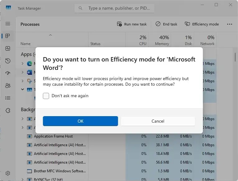 15 cách tăng tốc win 11 hiệu quả năm 2025 12 Sử dụng chế độ hiệu quả