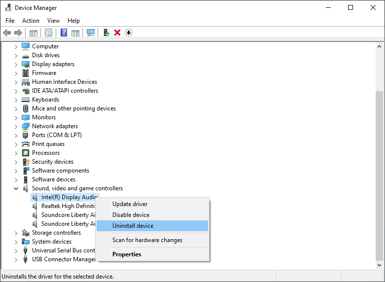 Cách khắc phục laptop bị mất tiếng, không nghe được 13 Cập nhật hoặc cài đặt lại trình điều khiển âm thanh