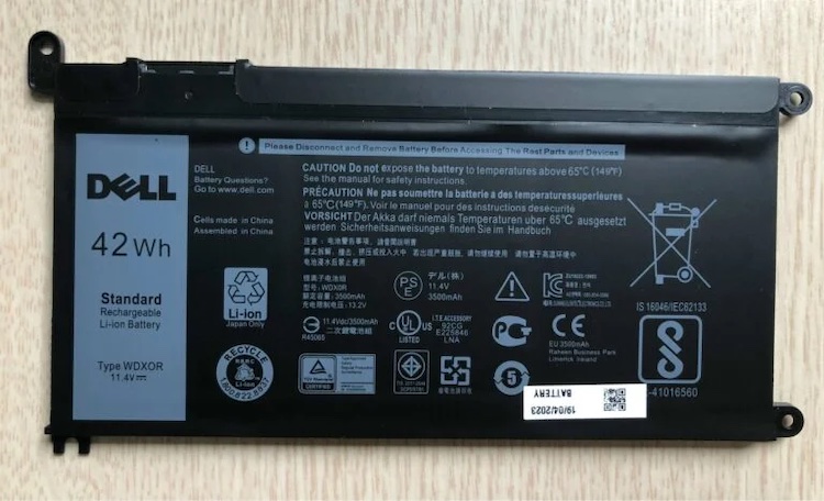 Pin Laptop Dell Inspiron 5570 Chính Hãng 5 Pin Laptop Dell Inspiron 5570 Chính Hãng