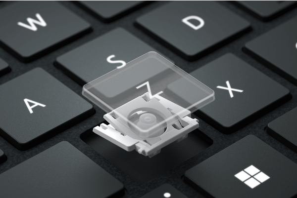 Bàn phím Copilot Surface Pro 10/11 (có khay bút) Like New 9 Thiết kế phím trên Bàn phím Copilot Surface Pro 10/11