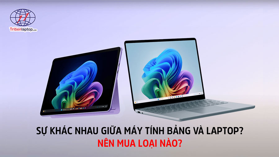 Sự khác nhau giữa máy tính bảng và laptop? Nên mua loại nào?