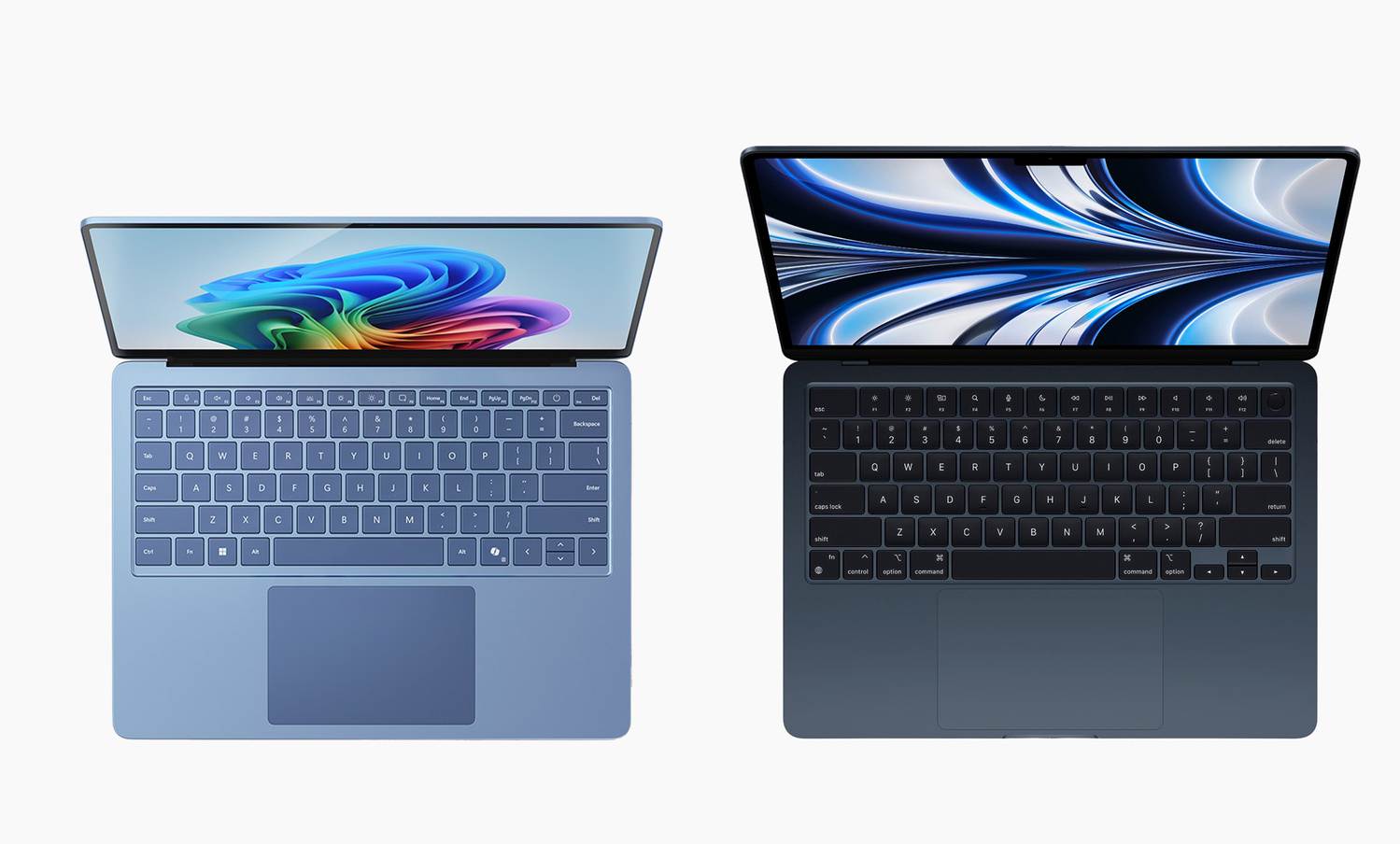 Bàn phím Surface Laptop 7 vs MacBook Air M4
