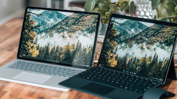 Màn hình macbook air m2 vs surface pro 9