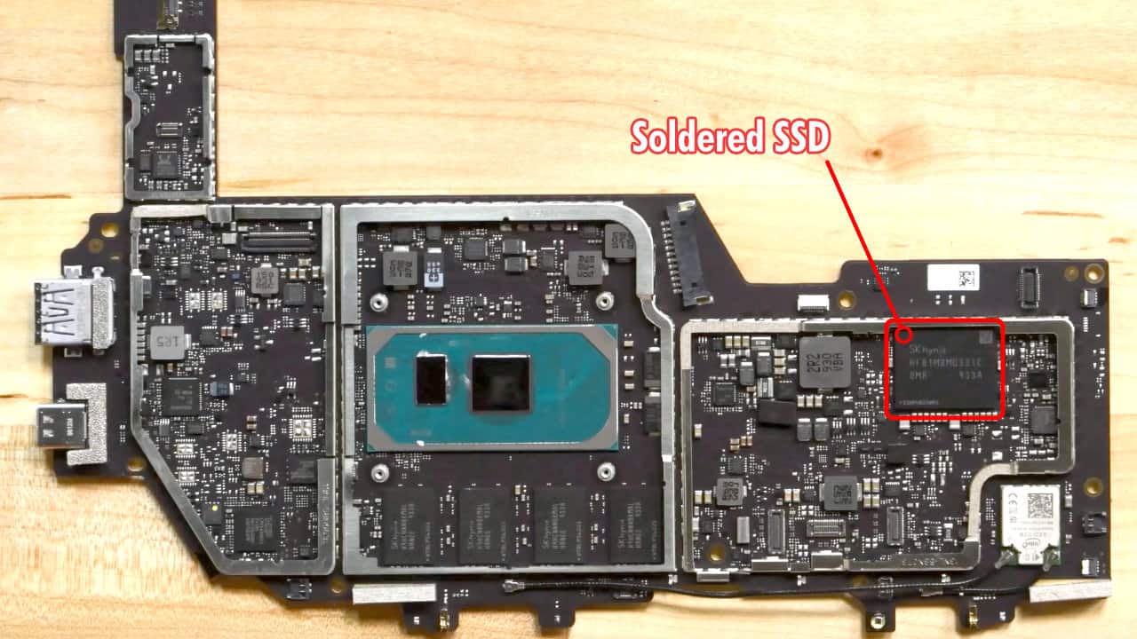 Nâng cấp bộ nhớ SSD Surface Pro 7