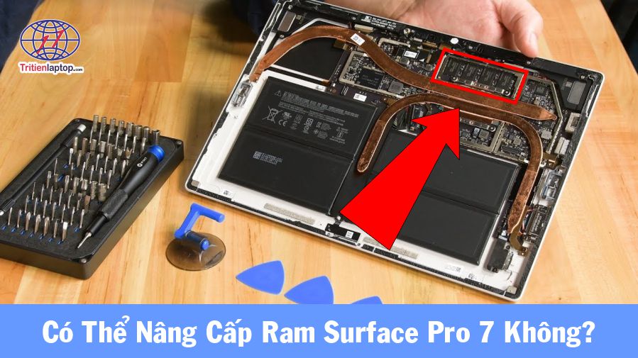 Có thể nâng cấp RAM Surface Pro 7 không?