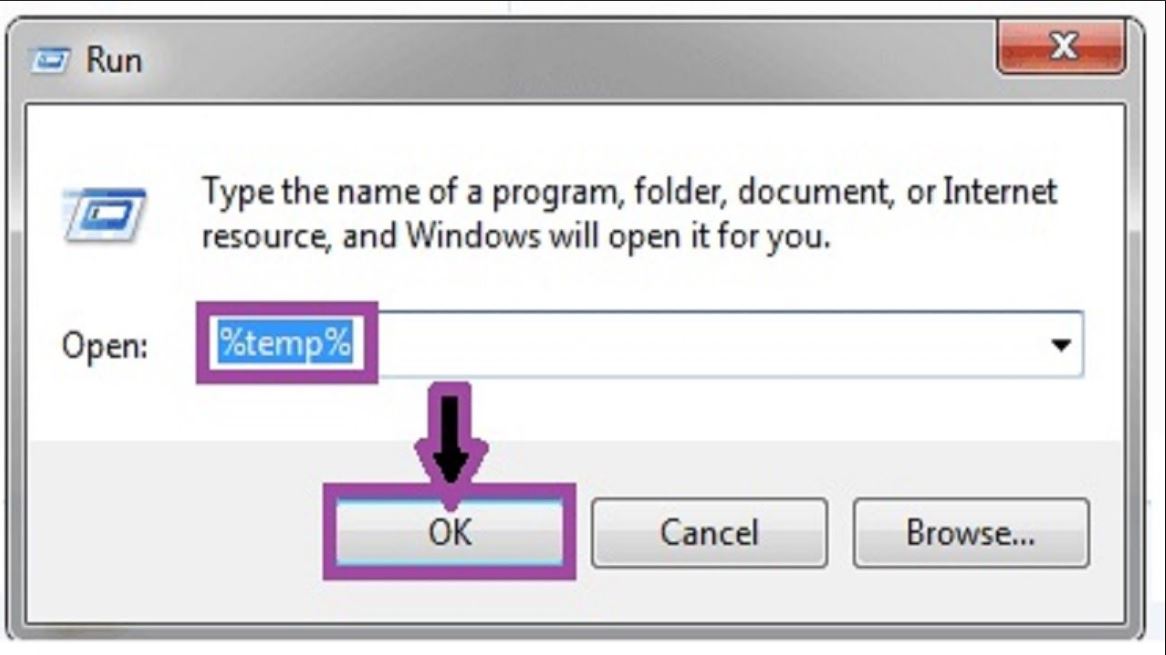 Sử dụng thư mục Temp của Windows