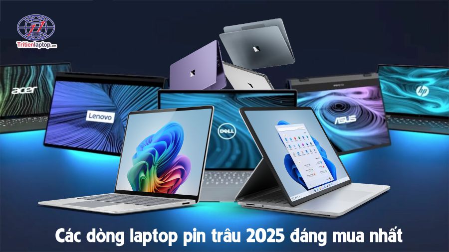 Các dòng laptop pin trâu 2025 đáng mua nhất 13 Các dòng laptop pin trâu 2025 đáng mua nhất