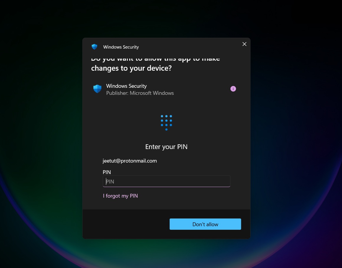 Bảo vệ quản trị viên