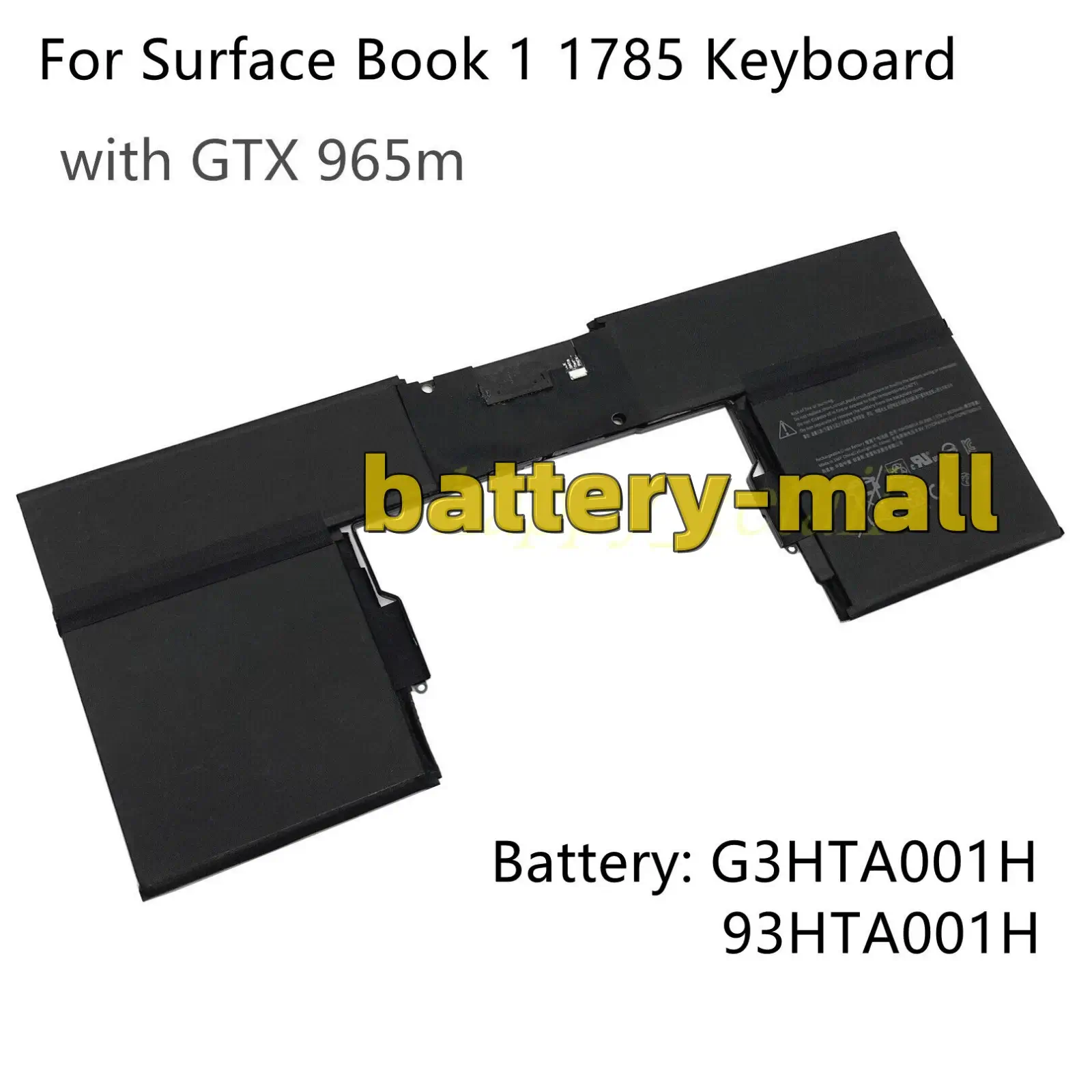 Pin Surface Book 1 GTX 965 (Keyboard Base GTX) New chính hãng 4 Pin Surface Book 1 GTX 965 chính hãng, giá rẻ tại Trí Tiến, hỗ trợ thay lấy ngay