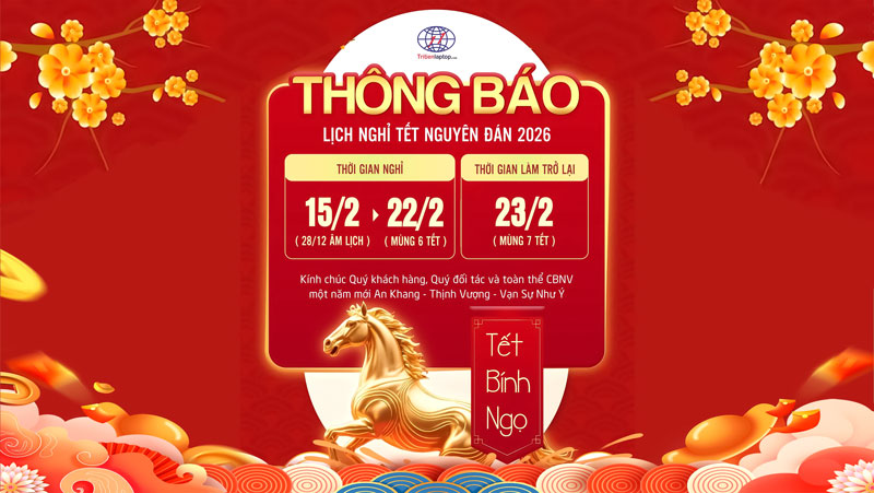 Thông báo - Lịch nghỉ Tết Nguyên Đán Bính Ngọ 2026