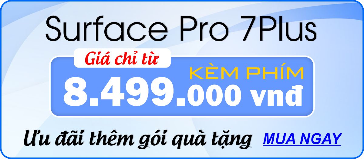 Surface Pro 7 Plus chi từ 8.499.000đ