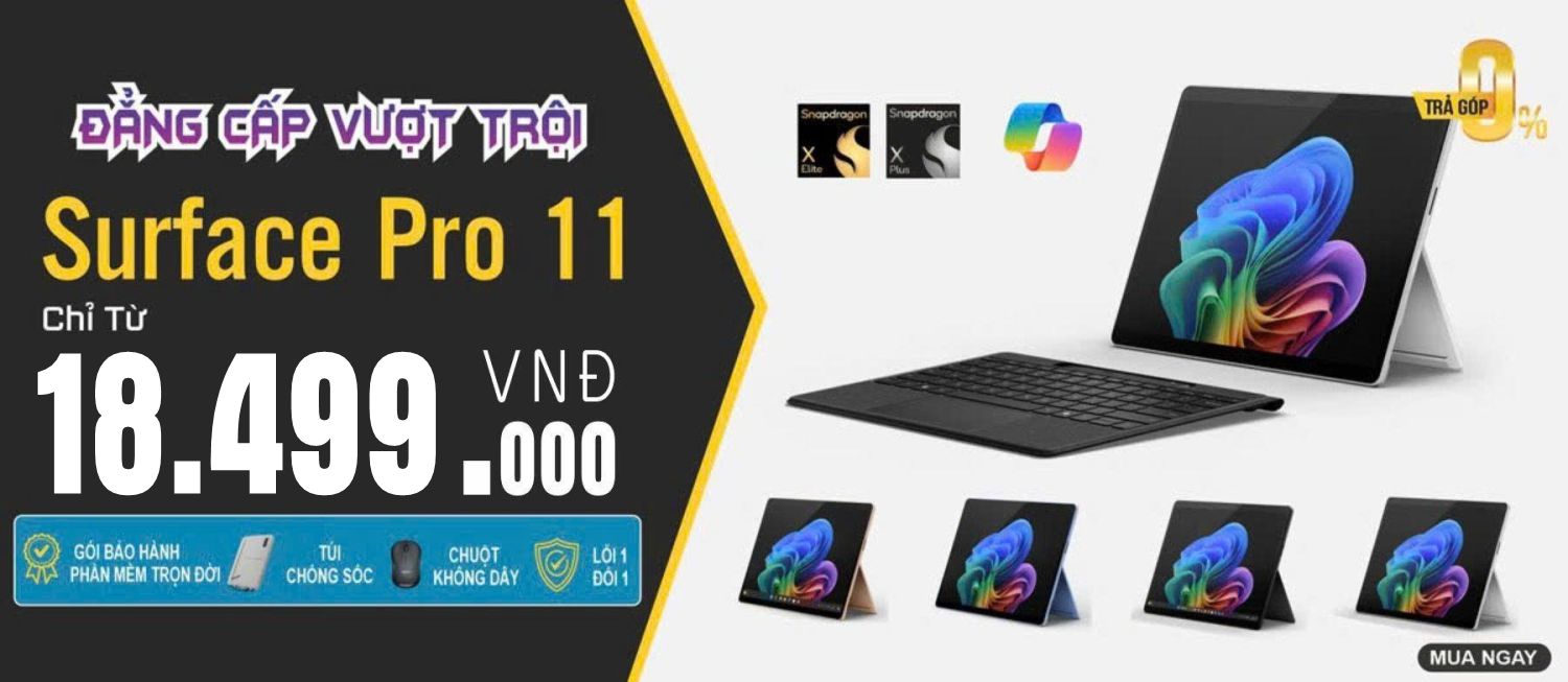Surface Pro 11 giá chỉ 18.499.000đ