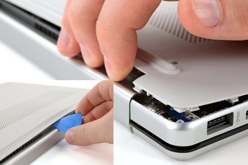Tháo nắp đáy laptop