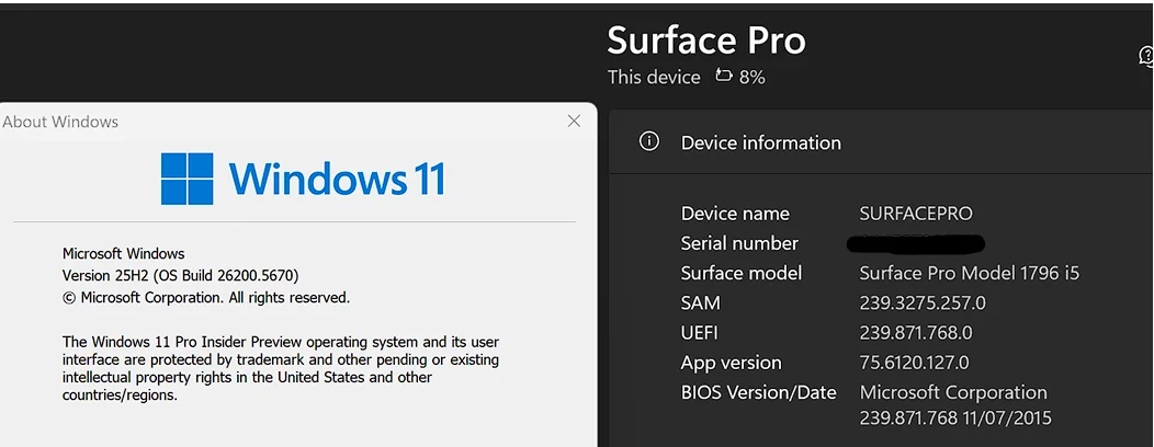 Có nên cài Win 11 cho Surface Pro 5? Cách cài và rủi ro 8 cài Windows 11 cho Surface Pro 5