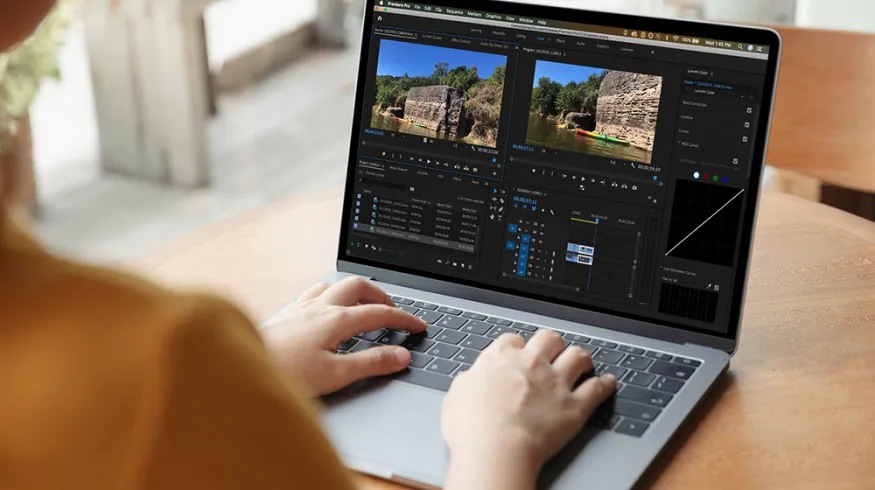 laptop chỉnh sửa video