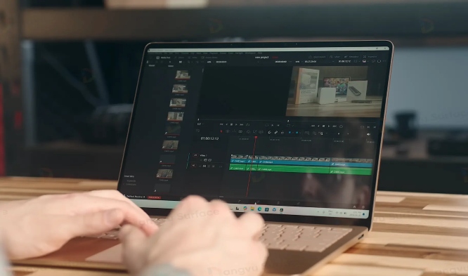 chỉnh sửa video trên Microsoft Surface Laptop 7