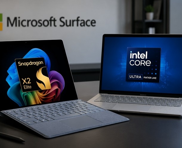 Microsoft tiếp tục chiến lược chip kép Intel và Snapdragon
